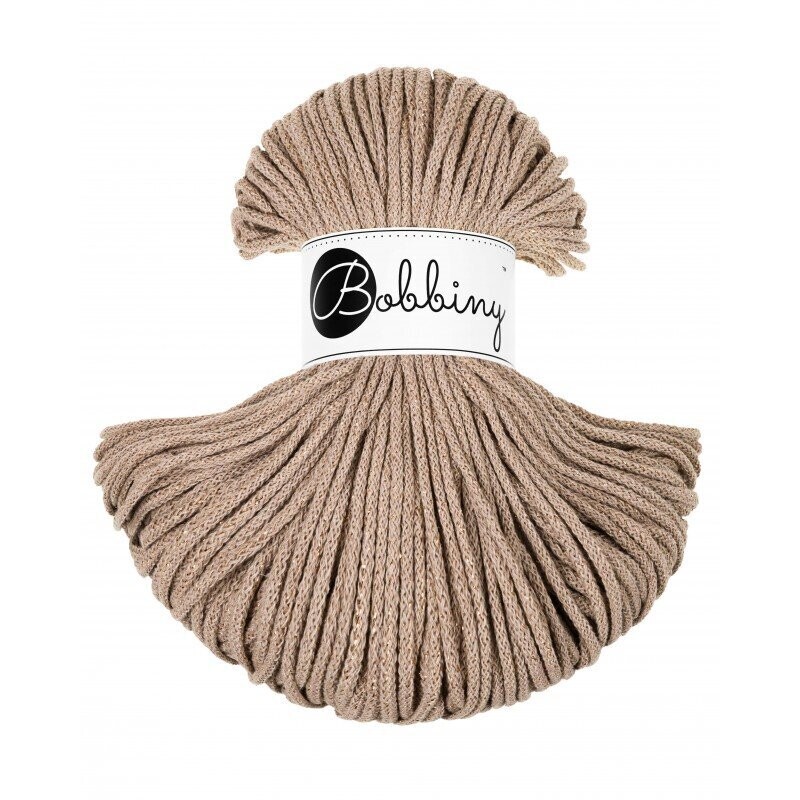 Vorbestellung Bobbiny Flechtkordel 3 mm x 100 m Junior, Farbe: Golden Sand