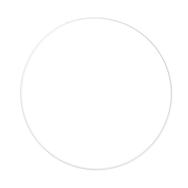 Metallringe Weiß Rico Design