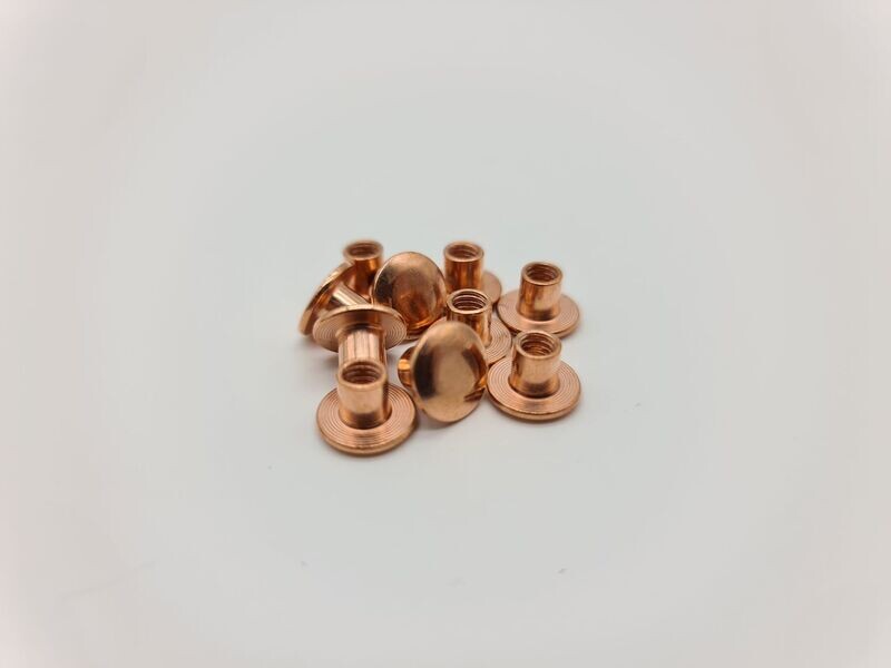 Buchschrauben Rosegold 10 Stk.