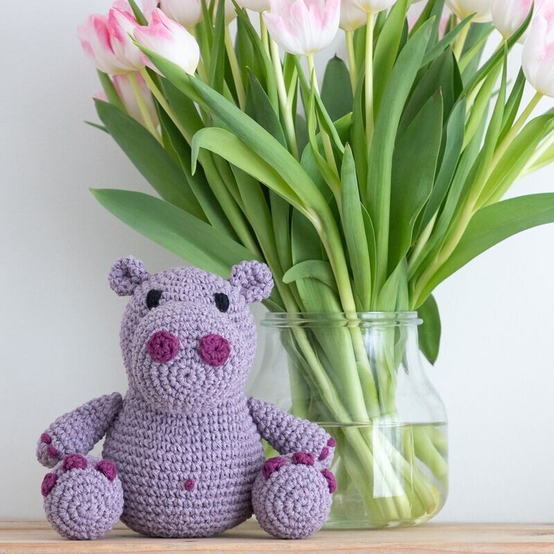 Hoooked DIY Häkelset Hippo Hugo