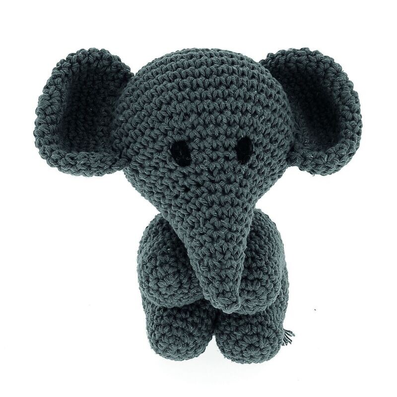 Hoooked DIY Häkelset Elefant Eco Barbante Lava