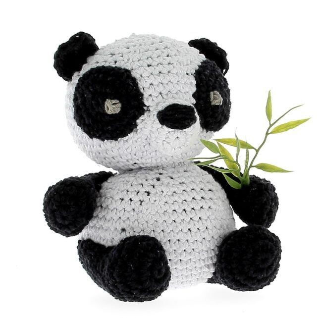 Hoooked DIY Häkelset Panda Yin Eco Barbante