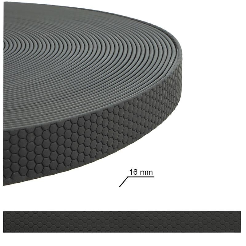 Hexa Gurtband 16mm Schwarz