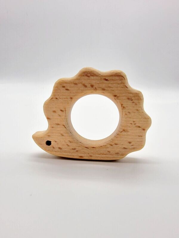 Igel Greifring Holzring Beißring Kinder Baby