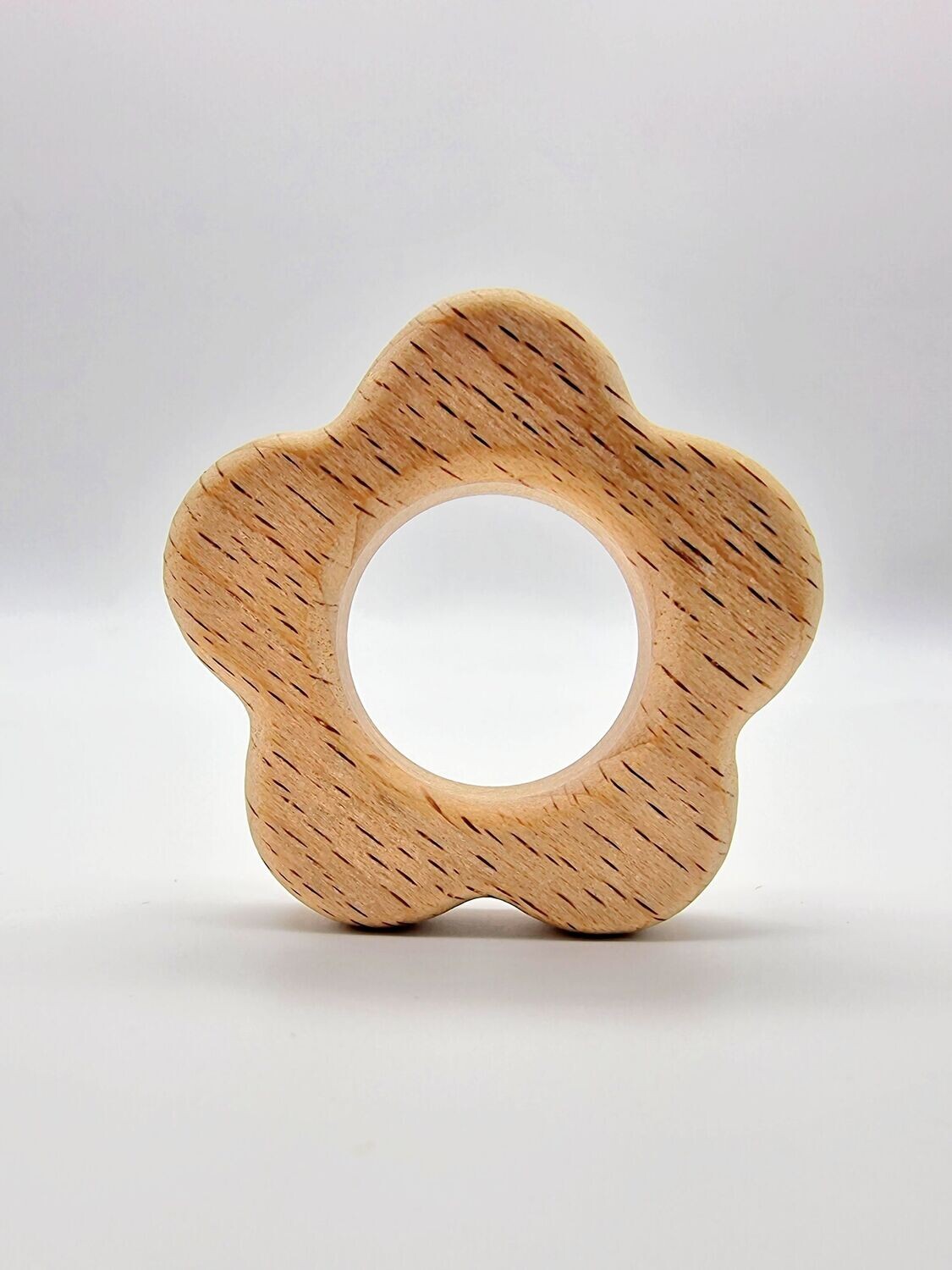 Blume Greifring Holzring Beißring Kinder Baby