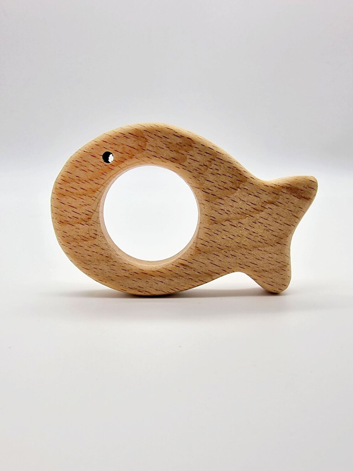 Fisch Greifring Holzring Beißring Kinder Baby