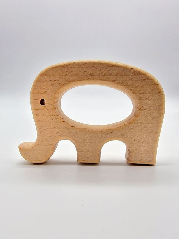 Elefant Greifring Holzring Beißring Kinder Baby