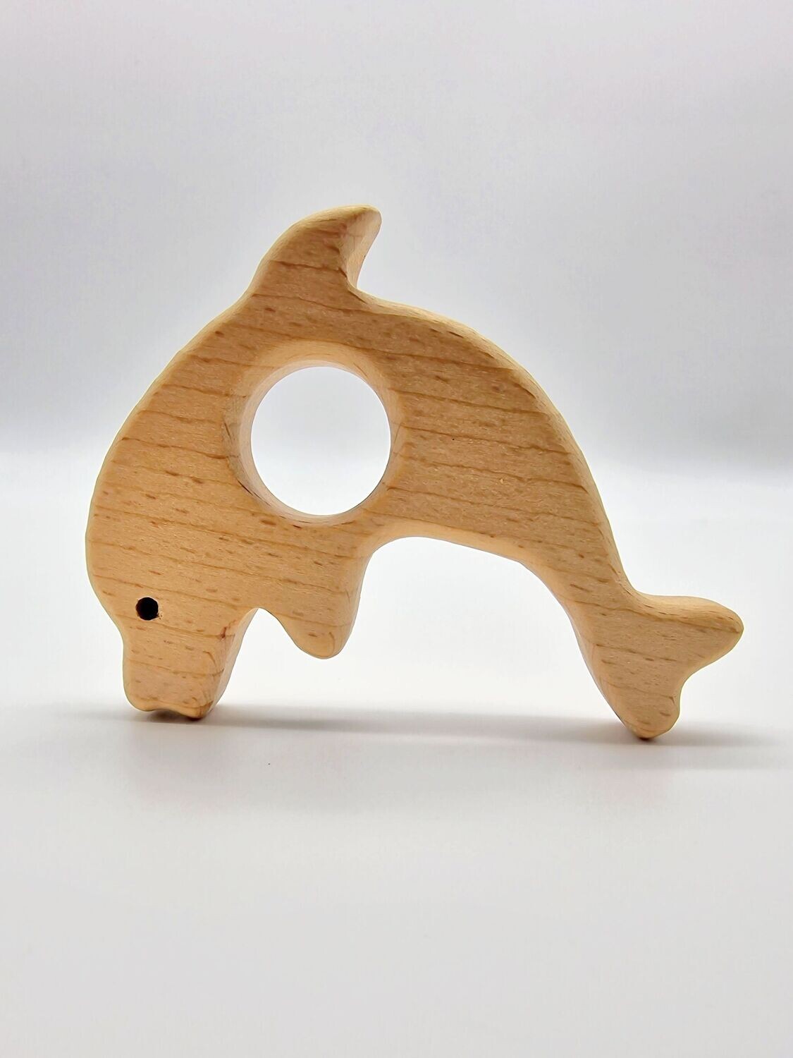 Delfin Greifring Holzring Beißring Kinder Baby Delfin Greifring Holzring Beißring Kinder Baby