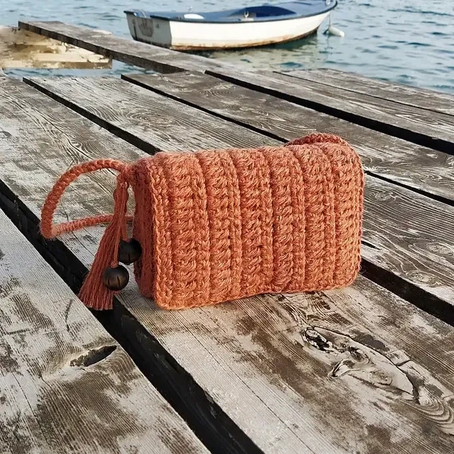 Hoooked DIY Häkelset Schultertasche Solta
