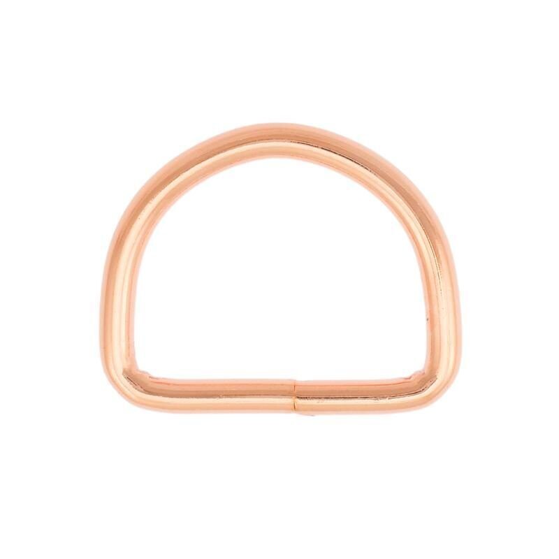 D-Ring Rosegold 30 x 4mm D-Ring Rosegold 30 x 4mm