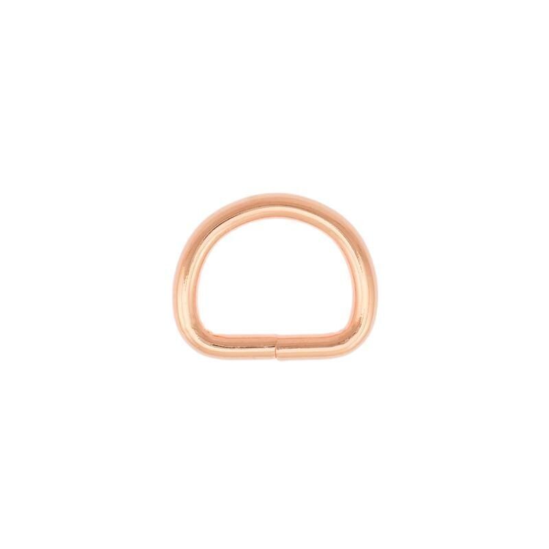 D-Ring Rosegold 16 x 3mm