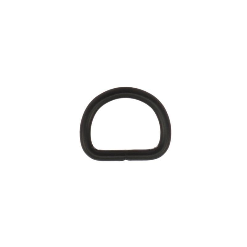 D-Ring Schwarz 16 x 3mm