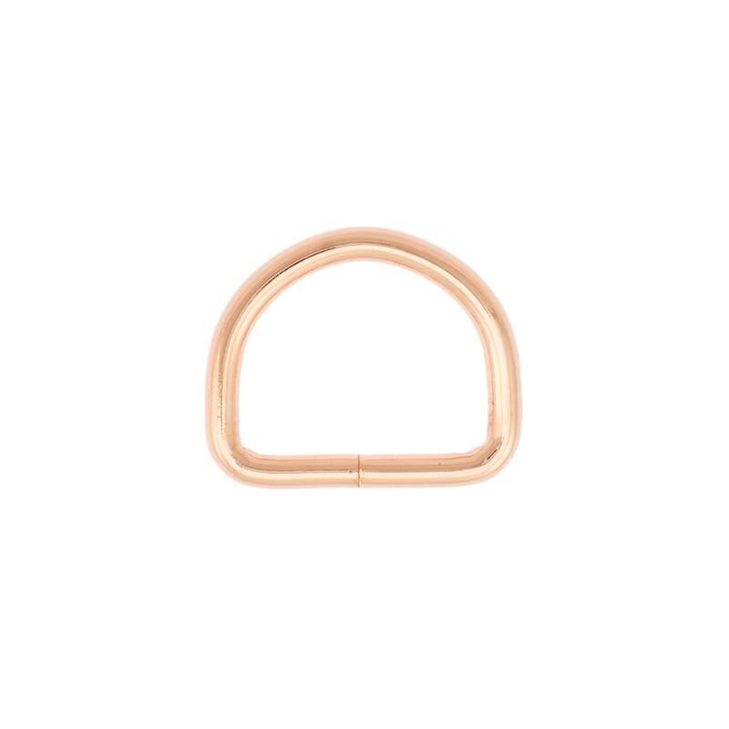 D-Ring Rosegold 20 x 3mm D-Ring Rosegold 20 x 3mm