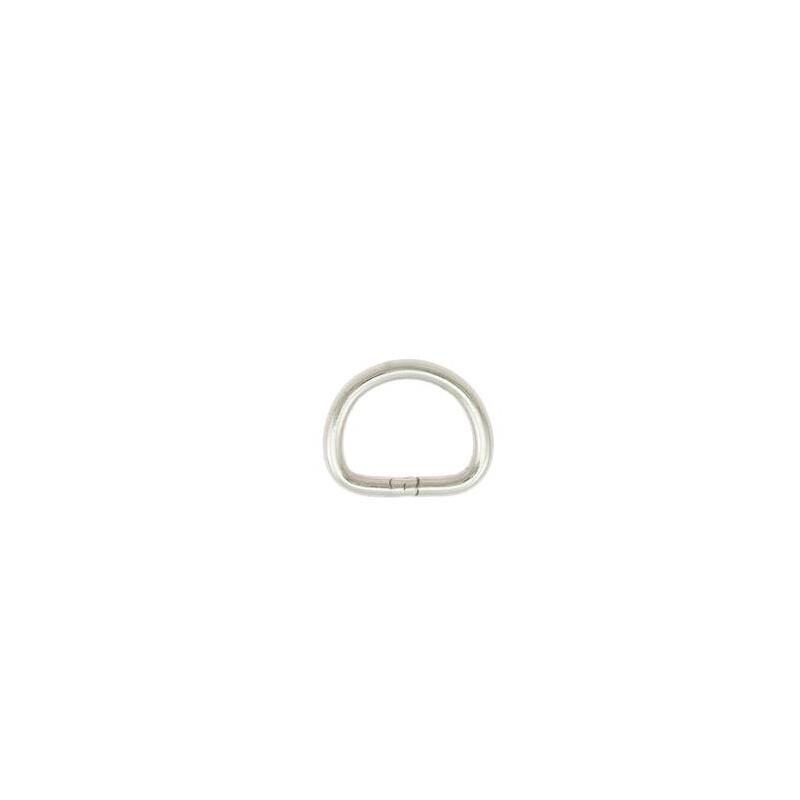 D-Ring Edelstahl 17 x 3mm D-Ring Edelstahl 17 x 3mm
