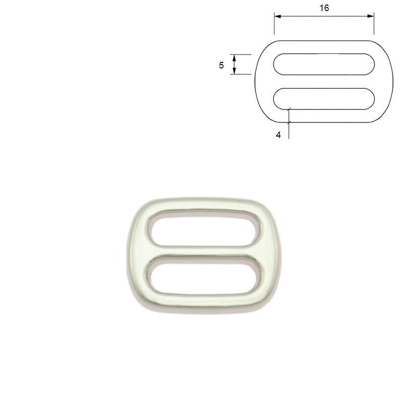 Schlaufe Silber 16 x 4mm