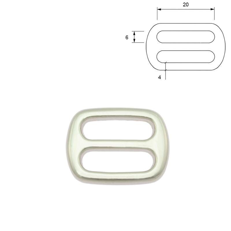 Schlaufe Silber 20 x 4mm