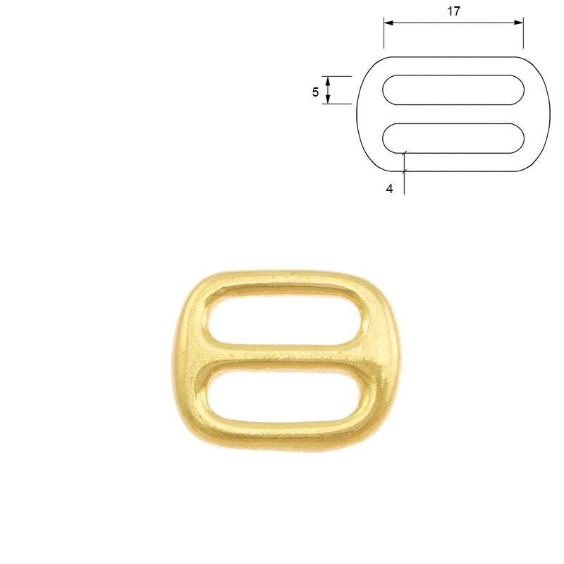 Schlaufe Messing 17 x 4mm