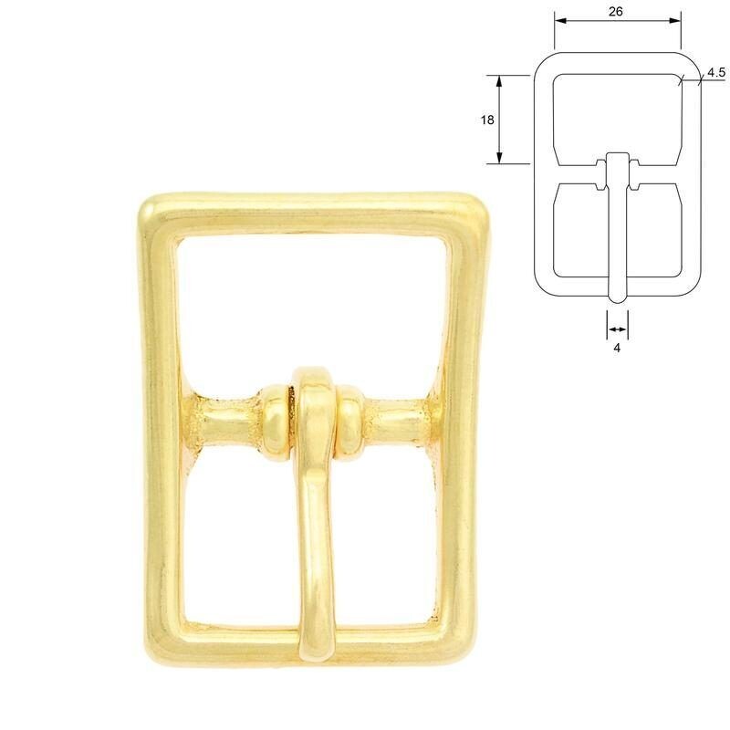 Islandschnalle Messing 26mm