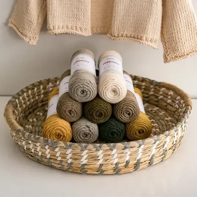 Hoooked Somen – 100 g Baumwoll-Leinengarn