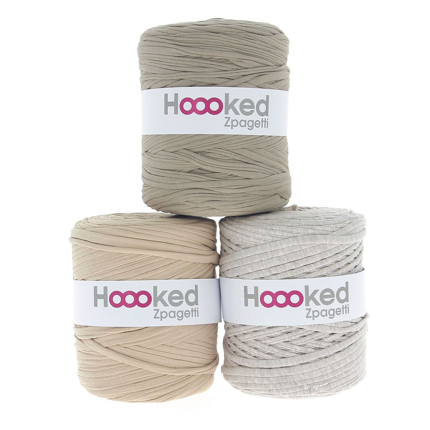 Hoooked Zpagetti – T-Shirt-Garn aus Baumwolle 120 m Hoooked Zpagetti – T-Shirt-Garn aus Baumwolle 120 m