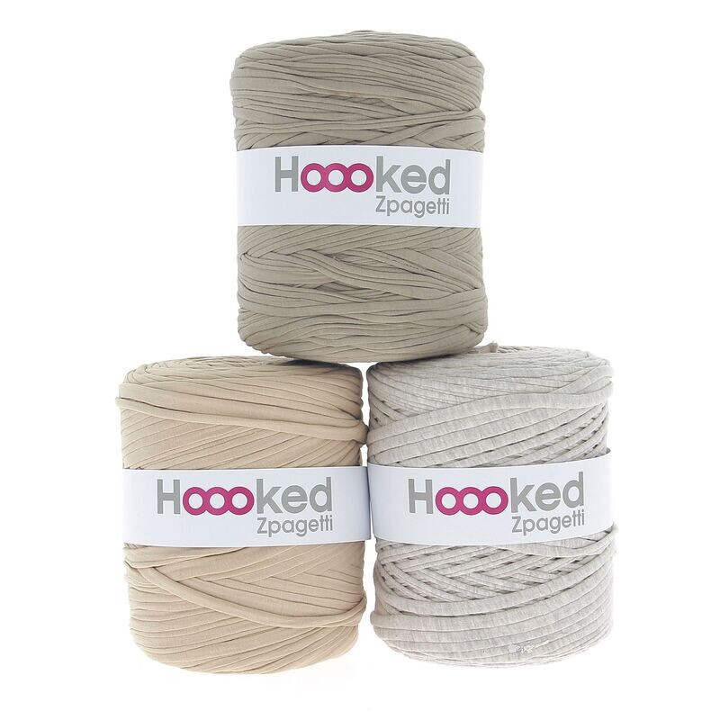 Hoooked Zpagetti – T-Shirt-Garn aus Baumwolle 120 m Hoooked Zpagetti – T-Shirt-Garn aus Baumwolle 120 m