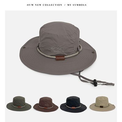 Hiking Climbing Fisherman Hat Men&#39;s And Women&#39;s Summer Sunscreen Workwear Hat Breathable Outdoor Fishing Camping Western Cowboy Hat