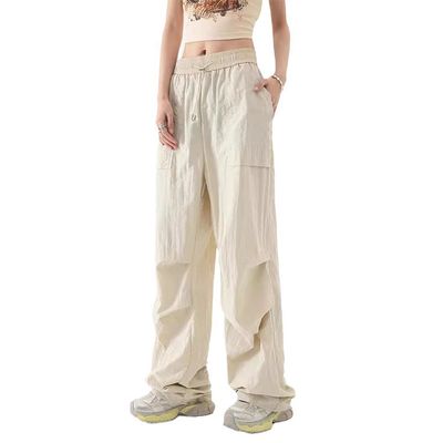Women&#39;s Summer Thin Outdoor Hiking And Mountaineering Parachute Pants Sunscreen Sports Ice Silk Crock Pants