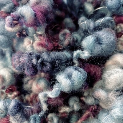 Fuchsia and Turquoise Art Yarn