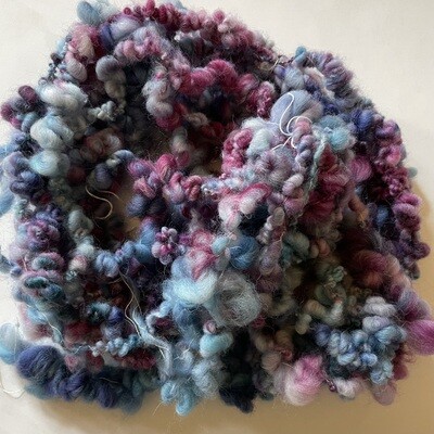 Fuchsia and Turquoise Art Yarn
