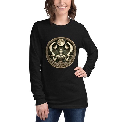 Moon Goddess Unisex Long Sleeve Tee