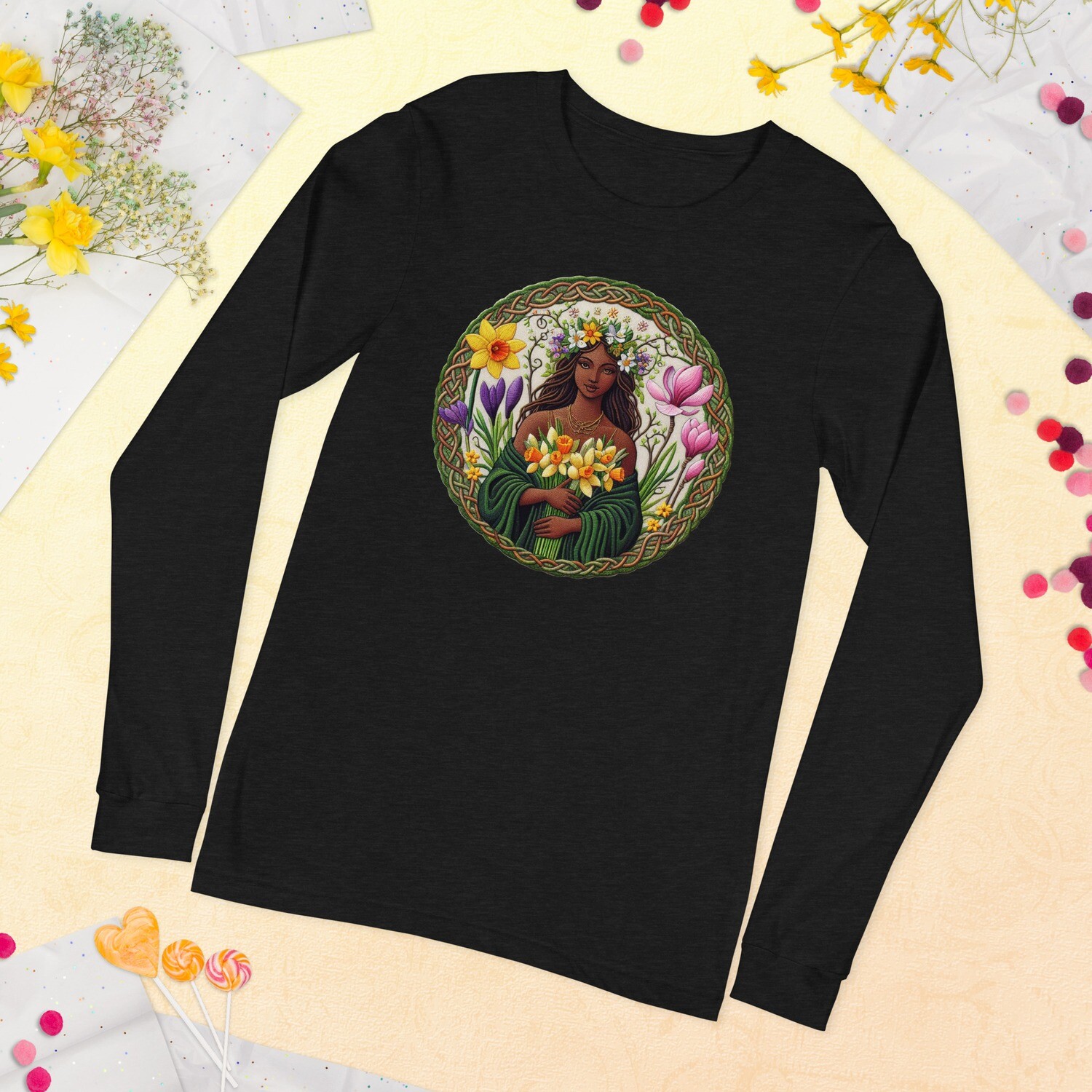 Spring Goddess Unisex Long Sleeve Tee