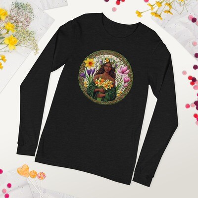 Spring Goddess Unisex Long Sleeve Tee