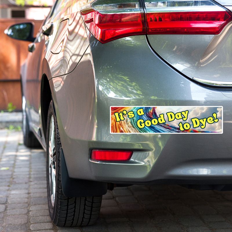 Dyer's Bubble-free Bumper Sticker