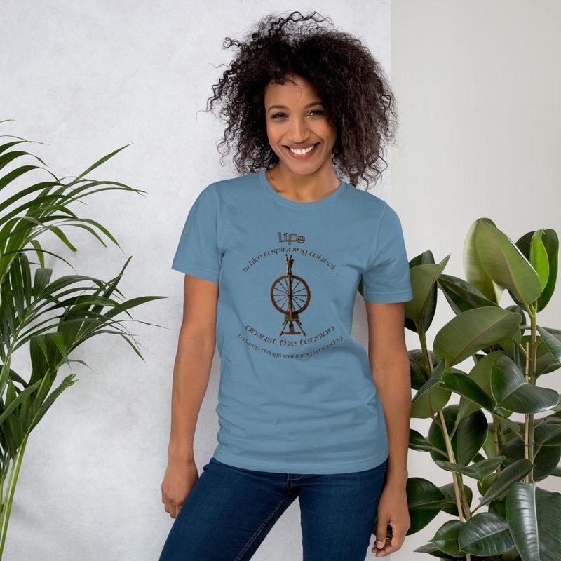 Life is Like a Spinning Wheel Unisex t-shirt