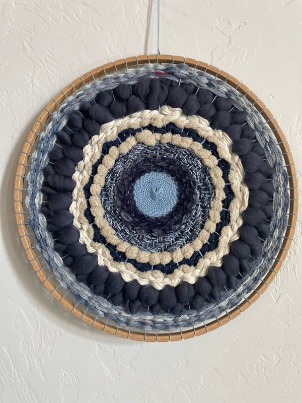 Denim Dreams Mandala Weaving
