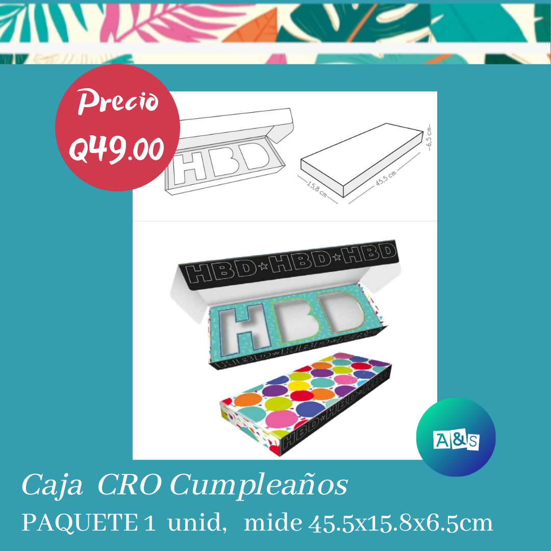Caja CRO Cumpleaños