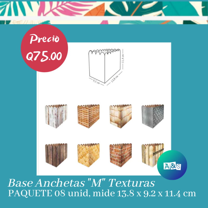 Base Anchetas &quot;M&quot; Texturas