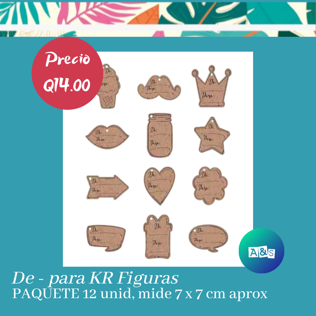 Tarjetas De - Para KR figuras