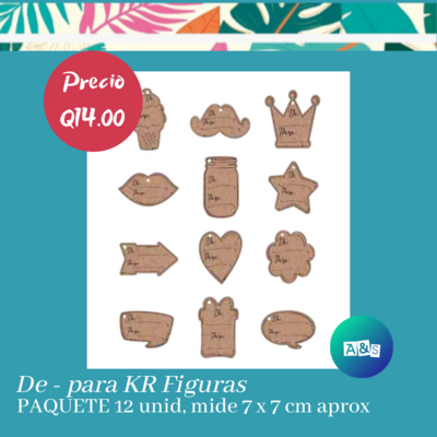 Tarjetas De - Para KR figuras