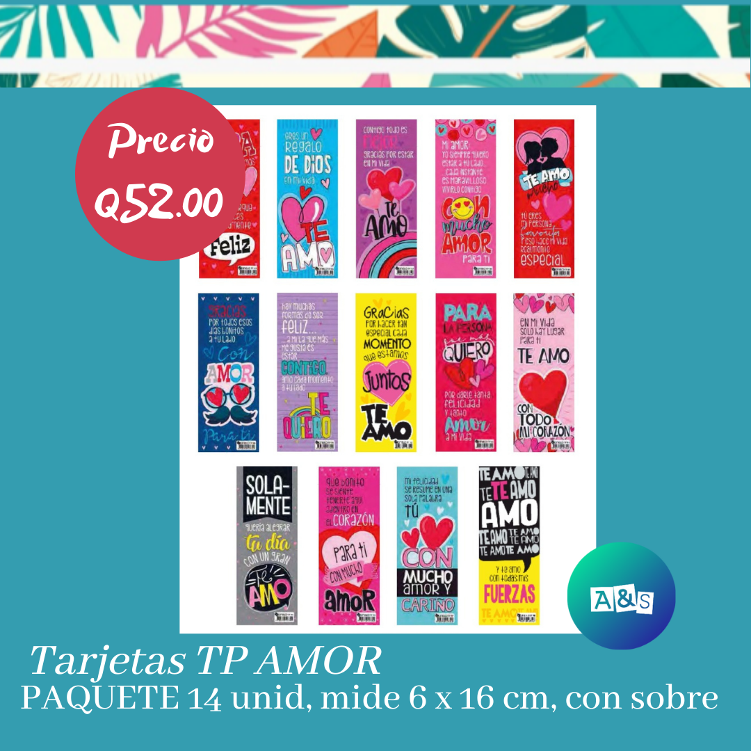 Tarjetas TP Amor