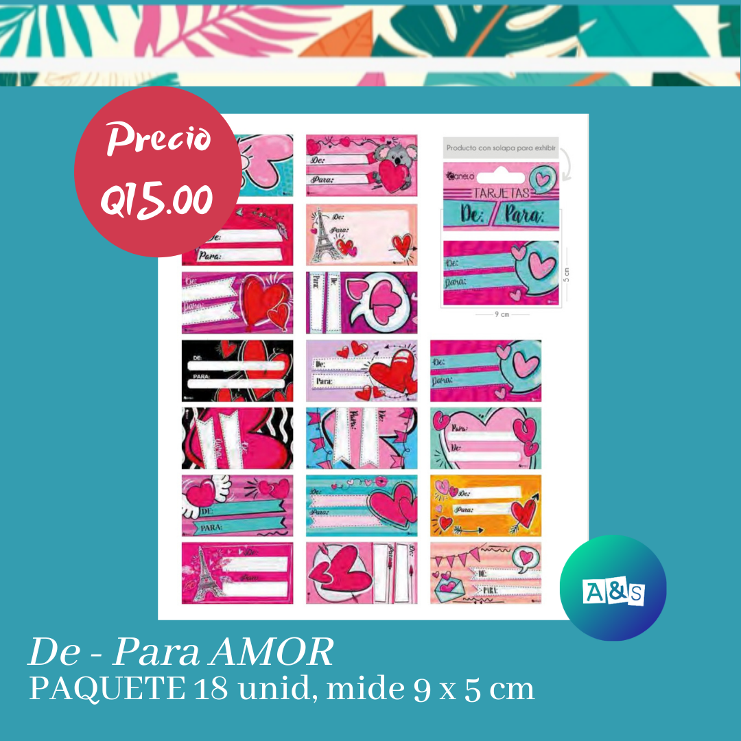 Tarjetas De - Para Amor
