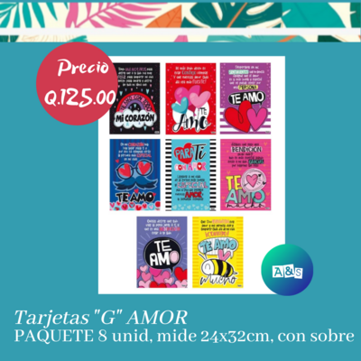 Tarjetas &quot;G&quot; Amor