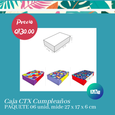 Caja CTX Cumpleaños