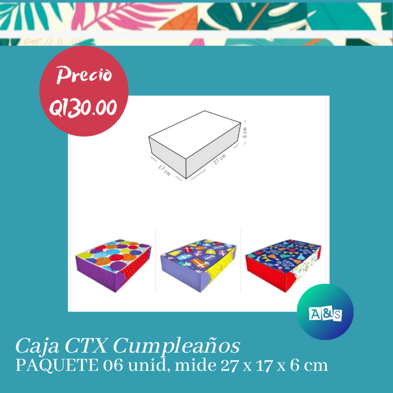 Caja CTX Cumpleaños