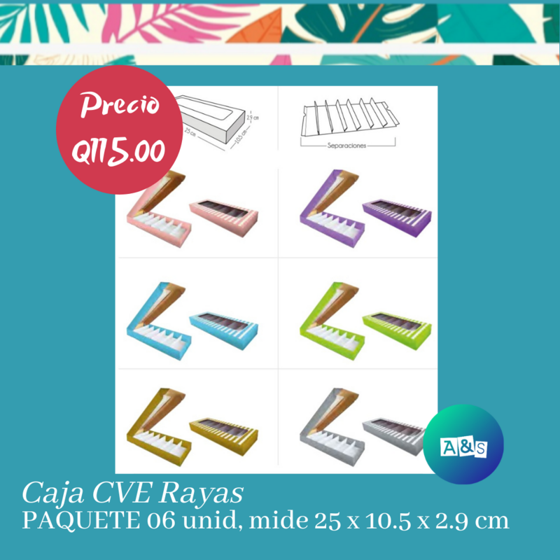 Caja CVE Rayas