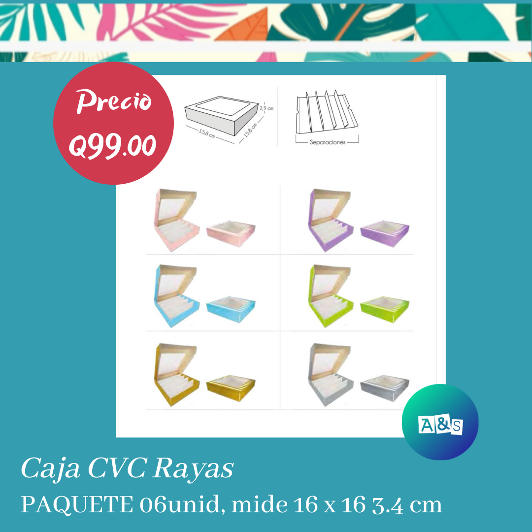 Caja CVC Rayas