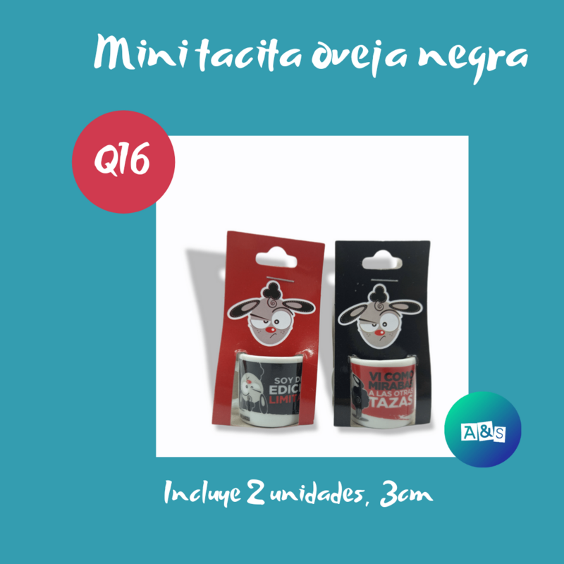 Mini - tacita Oveja negra