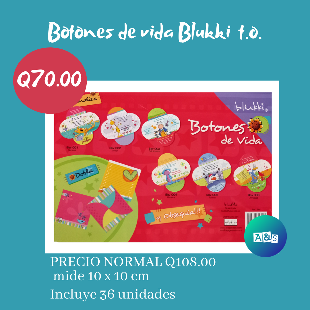Botones de vida Blukki t.o.