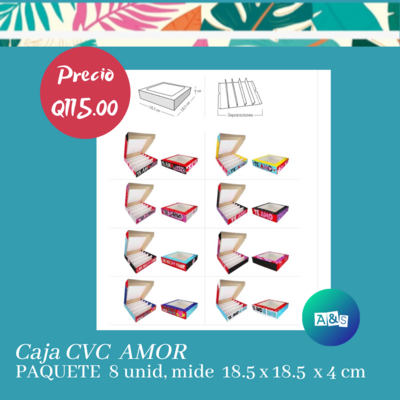 Caja CVC Amor (dulceras)