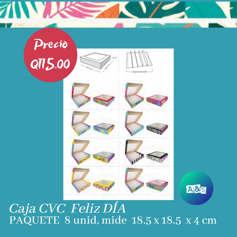Caja CVC Feliz DÍA (dulceras)
